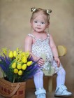 Rebornn Baby Doll 30  Toddler Girl Rooted Soft Hair Painted Collectible Toy Gift