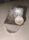 25 Gram Pallasite Meteorite Slice - Found In Russia - With Stand