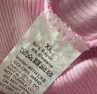 Women s Pink Solid Rayon elastane Camisole   Shorts 2-piece Set Size Xl