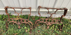 White Treadle Sewing Machine Short Base Two Legs Cast Iron Steam Punk