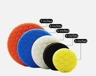 5pcs Foam Polishing Pad Set 3 4 5 6 7 Inch Buffing Waxing Pads Hook   Loop
