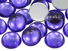 11mm Assorted Colors Flat Back Acrylic Round Cabochon Plastic Craft Gems  200pcs