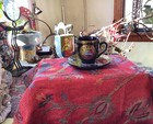 Vintage Colombia Bogota Montserrate Souvenir Demitasse And Saucer