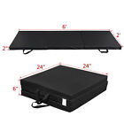 6 x2  Non-slip Pu Leather Folding Exercise Mat Gym Mat For Gymnastics Yoga 