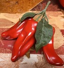 Realistic  Artificial Fake Food Vegetable Red Chili Peppers Display Prop Bsmt2