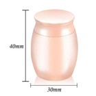 Alloy Pet Urn Stainless Steels Cremation Urn Exquisite Urn Jar  Small Dog Cat