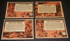 1966 Topps Lost In Space Cards Lot Of 4 Off Grade