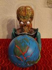 Mars Attack Lighted Space Alien Light Figure Halloween Statue Bust Horror Decor