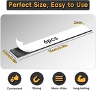 Magnetic Strips Self Adhesive 6 Pack 6  X 1   150 X25 X 2 Mm  Sticky Back Magnet