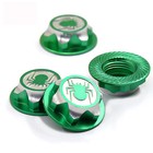 4pcs 17mm Dustproof Metal Tire Nut Set  Anti-skid Hex For 1 8 Rc Car Model