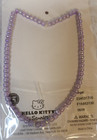 Hello Kitty Necklace And Bracelet Set Vintage Purple Beaded 2009 Sanrio Rare New