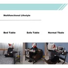 Height Adjustable Laptop Table Computer Desk Sofa Bed Stand Rolling Workstation