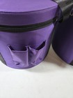 Two Carry Cases Purple Bags For 6-12 Inch Crystal Singing Bowl Set Free Ship