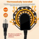 500w Horse Water Heater Aluminum Cast  Thermostatic Control Farm De-icer  Utilit