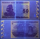 Zimbabwe 50 Dollars  2009  P-96  Unc