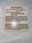 1988 Vegas Nite Roulette Casino Card Gameinternational Games
