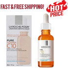 2x La Roche Posay 10  Pure Vitamin C Serum C10 Anti-wrinkle Concentrate 30ml Us 