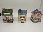Read Desc - Lot Of 12 Vintage 1990   s Avon Spice Jar Cottages Ceramic - No Rack
