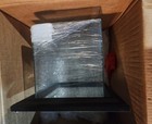 Nib Wall Mounted Football Display Case W uv Glass   Black Molding