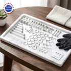 Nose Piercing Kit 80pcs Stainless Steel Body Jewelry 12g 14g 16g 20g Tkkuy