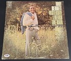 Tony Bennett Signed Record Album Cover Psa dna Coa Autographed Yesterday    Rain