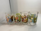 New- Lot Of 4 -2007 Shrek The Third Glass Mcdonald   s Collector Series Dreamworks