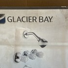 New Glacier Bay 769 032 Aragon 3-handle 1-spray Tub   Shower Faucet Set Chrome