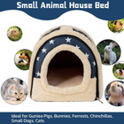 Guinea Pig Bed Rabbit Bed Cozy Guinea Pig Hideout House Bunny Hideout For Rabbit