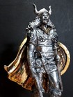 Michael Ricker Pewter Viking Warrior Figurine Signed 9 