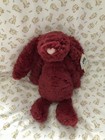 Jellycat Bashful Emily Bunny Special Edition Deep Red Uk Exclusive Retired