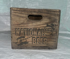 Vintage National Beer Wooden Crate Brewery