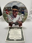 Frank Robinson Superstars Of Baseball Collector Plate Le  11615a W coa