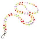 Beaded Phone Lanyard Strap Beaded Phone Charm Chain Kawaii Bracelet Keychain