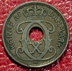 High Grade Xf Details 1936 Denmark 1 Ore Coin-oct262