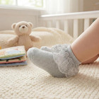6 Pairs Baby Girls Socks - Newborn Ruffle Lace Princess Frilly Knit Cotton Socks