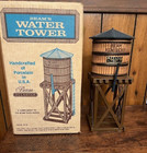Jim Beam s Water Tower Whiskey Decanter  hw96 Complements Train Series