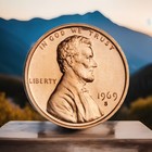 1969-s  Lincoln Memorial Mint Proof Cent penny Free Shipping With Tracking 3004