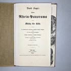 Nouveau Panorama Du Rhin 1868 Mayence To Cologne Fold-out Map 81    German Text