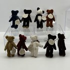 Boyds Bears T f  Wuzzies Lot 9 Mini Plush Bears Ting Tyrone Tootie Trevor    3   