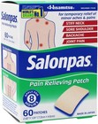 Salonpas Pain Relieving Patches - 60 Count X 2 Pack  120 Count 
