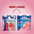  3 Pack  Pure Protein Shake  Strawberry Milkshake  30g Protein  11 Fl Oz  4 Coun