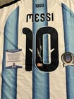 Lionel Messi Signed Argentina  10 Soccer Jersey Beckett Bas Coa Fifa Wc 2022