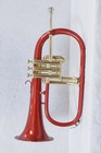 Mclian Bb Flugelhorn 3 Valves For Precious Gift  Jazz Band Instrument With Case 