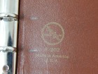 Vintage Vernon Royal Line R-302 Beige Leather Open Binder Planner 6 0 25
