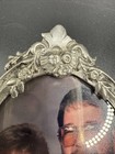 Vintage Elias Miniature Fine Pewter Picture Frame Set Of 3 Easel Back