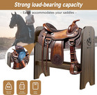 Paulownia Wood Saddle Rack  Ideal Saddle Stand For Horse Tack Organizers   Weste