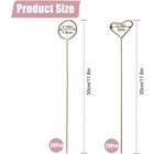 Floral Card Holder Picks For Arrangements 12 Inch Gift Photo Memo Stick Wedding