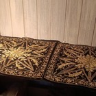 2 Traditional Handcrafted Zardozi Embroidery On Black Velvet Pillow Covers