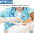 20pack 1 4x8mm Pet Dog Cat Microchips Animals Chip Injector Id Tag Fdx-b Iso