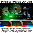 D-shift Sequential Shift Light - Obd2 Plug   Play  for 2007  Vehicles 
